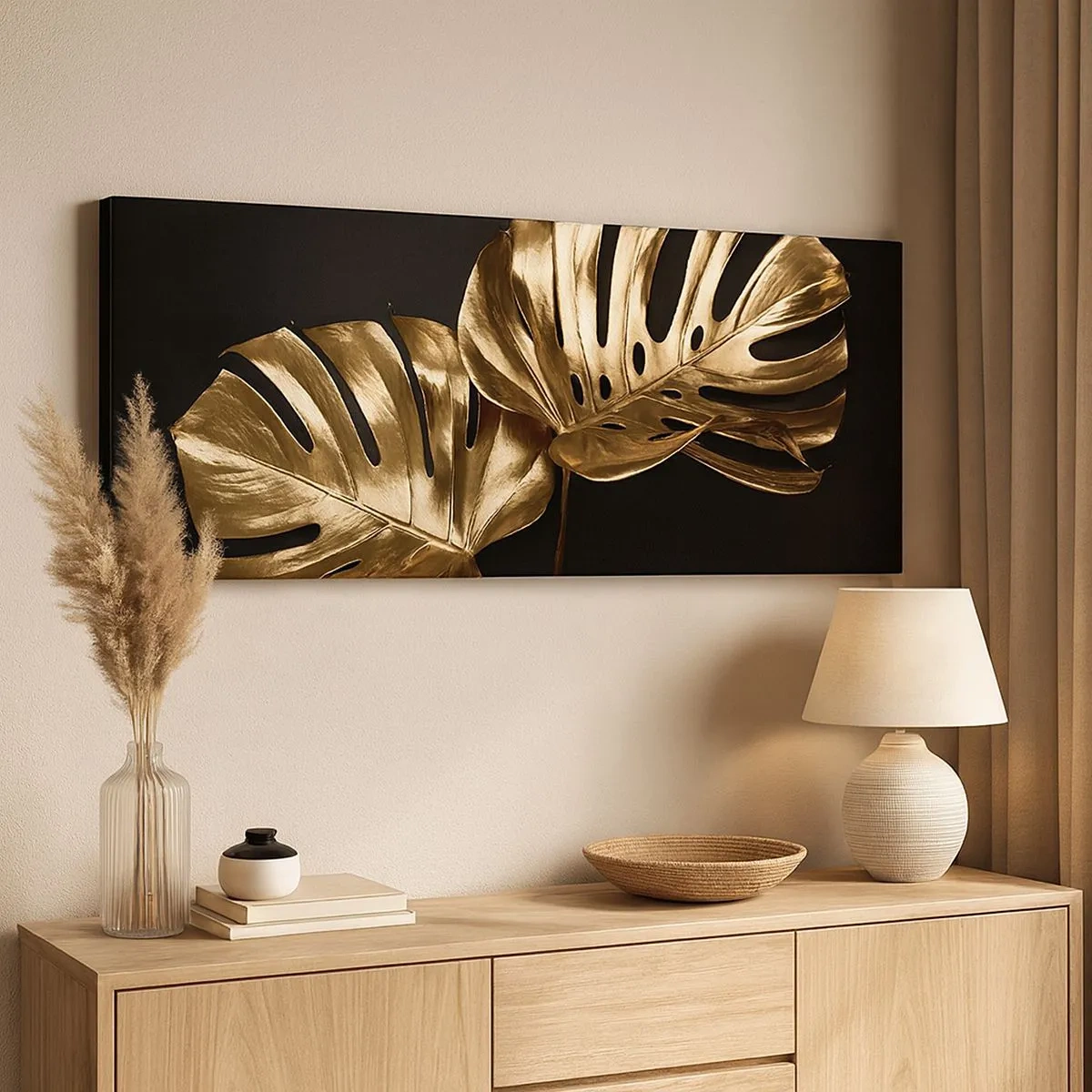 Quadro em tela - Tesouros da natureza - 100x40 cm