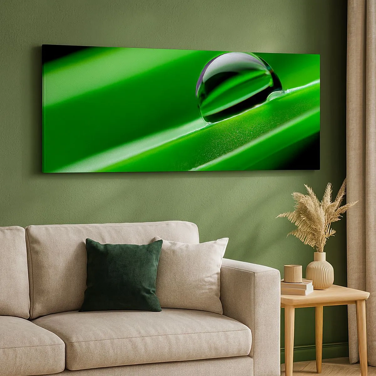 Quadro em tela - A vida de perto - 100x40 cm