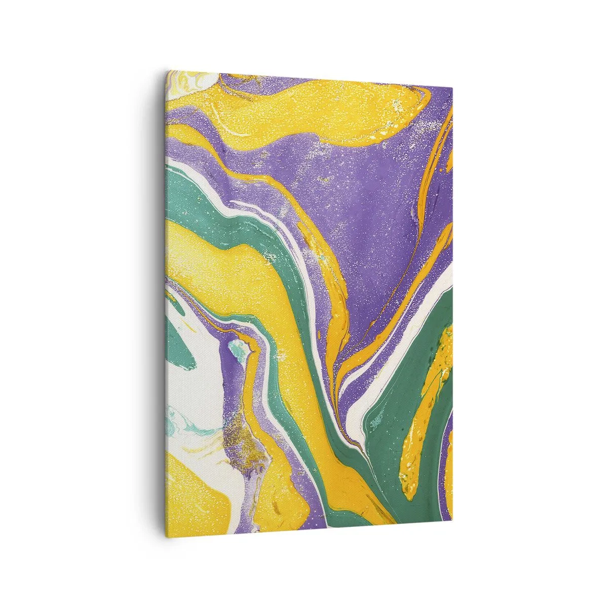 Quadro em tela - Ondas de cor - 70x100 cm