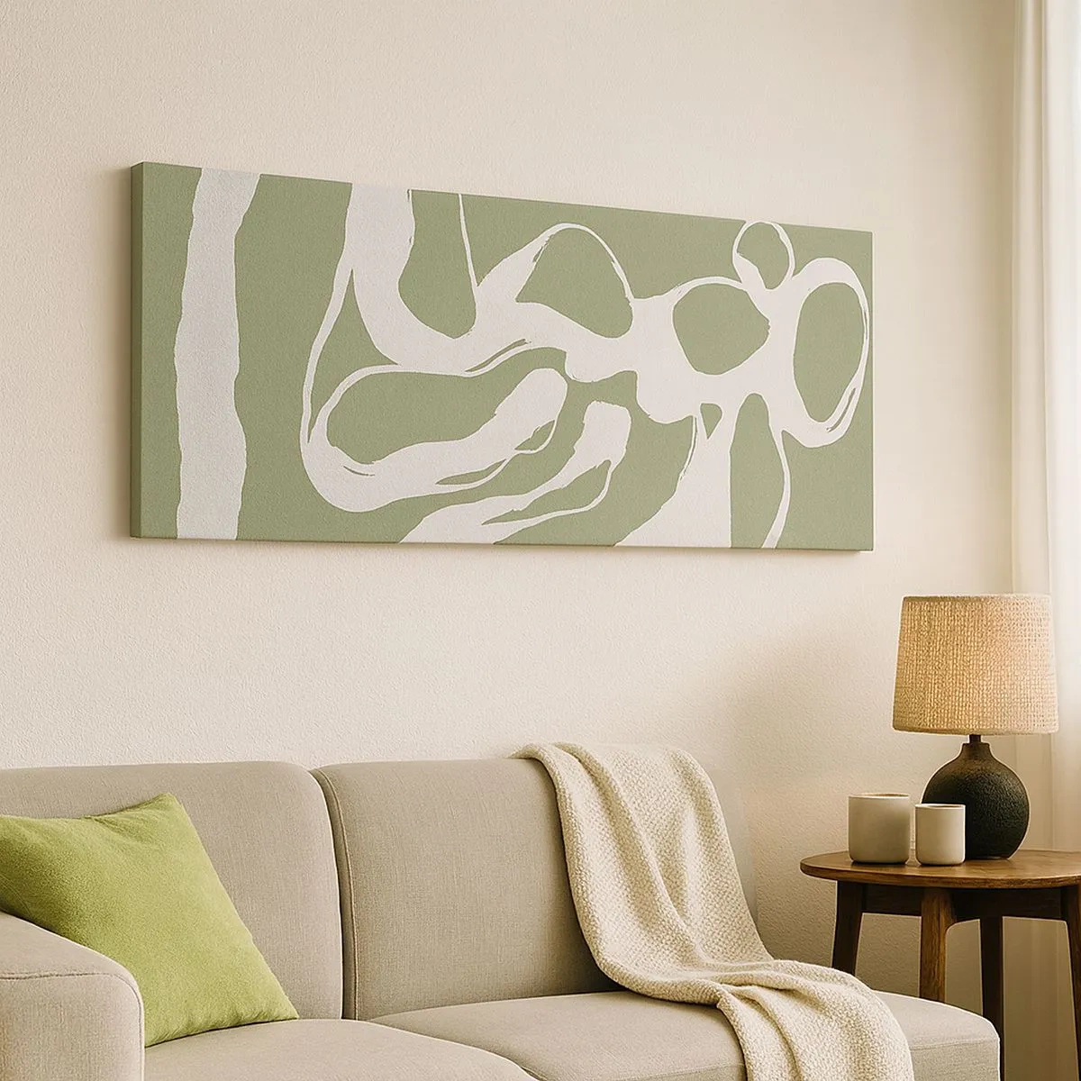 Quadro em tela - A chamada do espaço - 100x40 cm