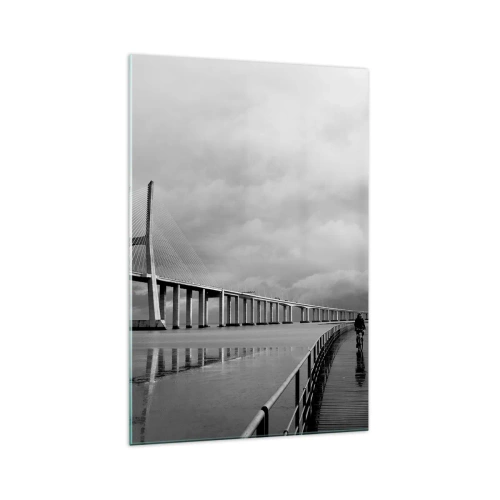 Quadro em vidro - Cada um com o que merece - 70x100 cm