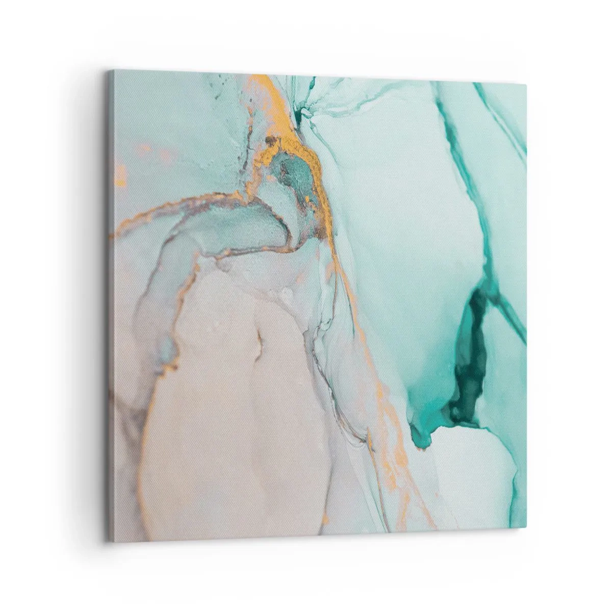 Quadro em tela - Dança das formas e cores - 60x60 cm