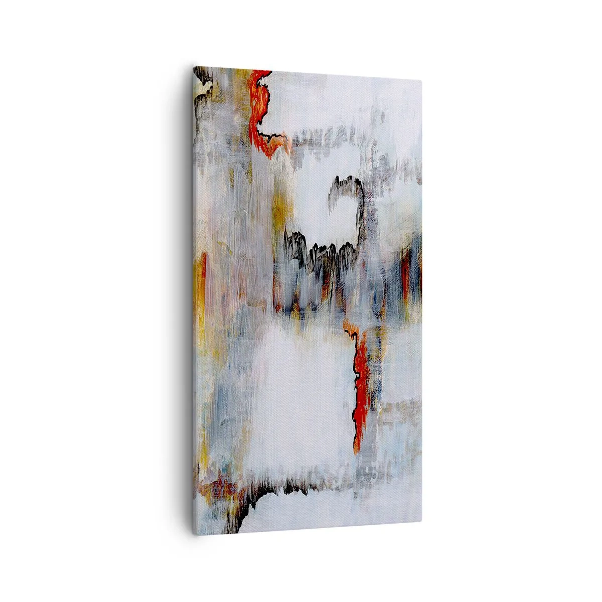 Quadro em tela - Com um palito na água - 55x100 cm