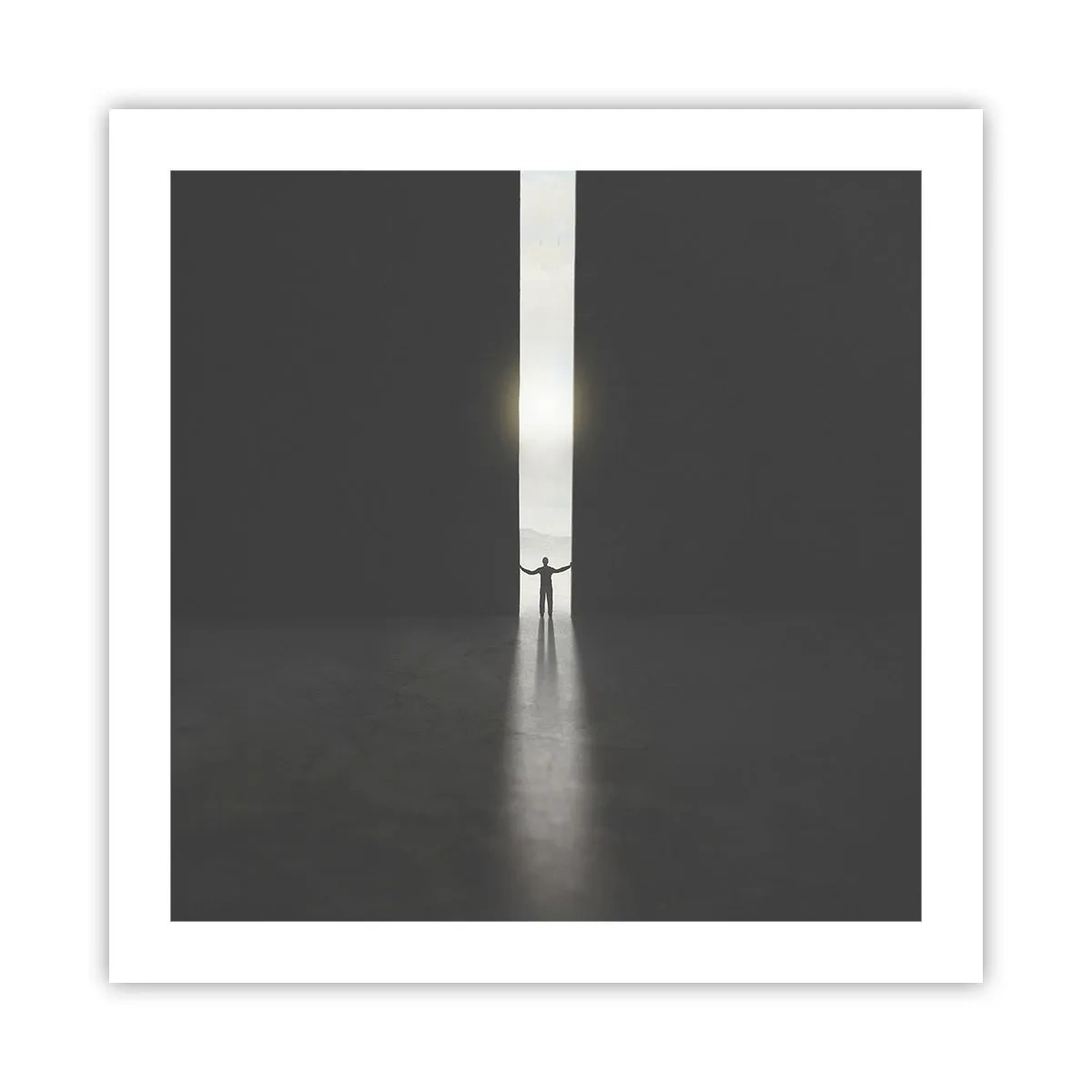 Pôster - Um passo para um futuro brilhante - 50x50 cm