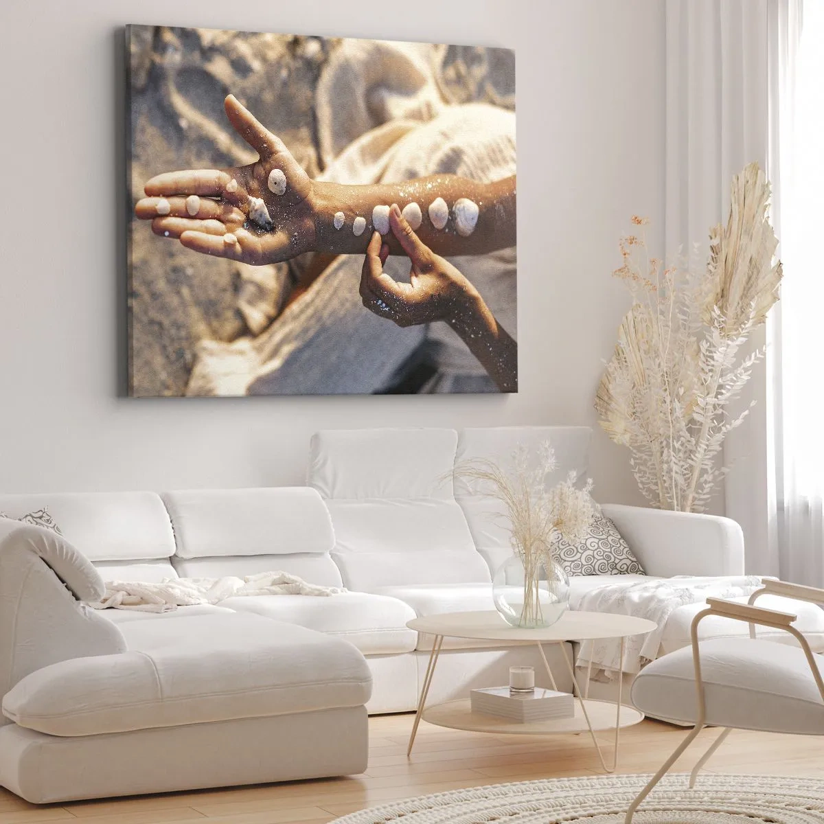 Quadro em tela - Beleza na ponta dos dedos - 120x80 cm