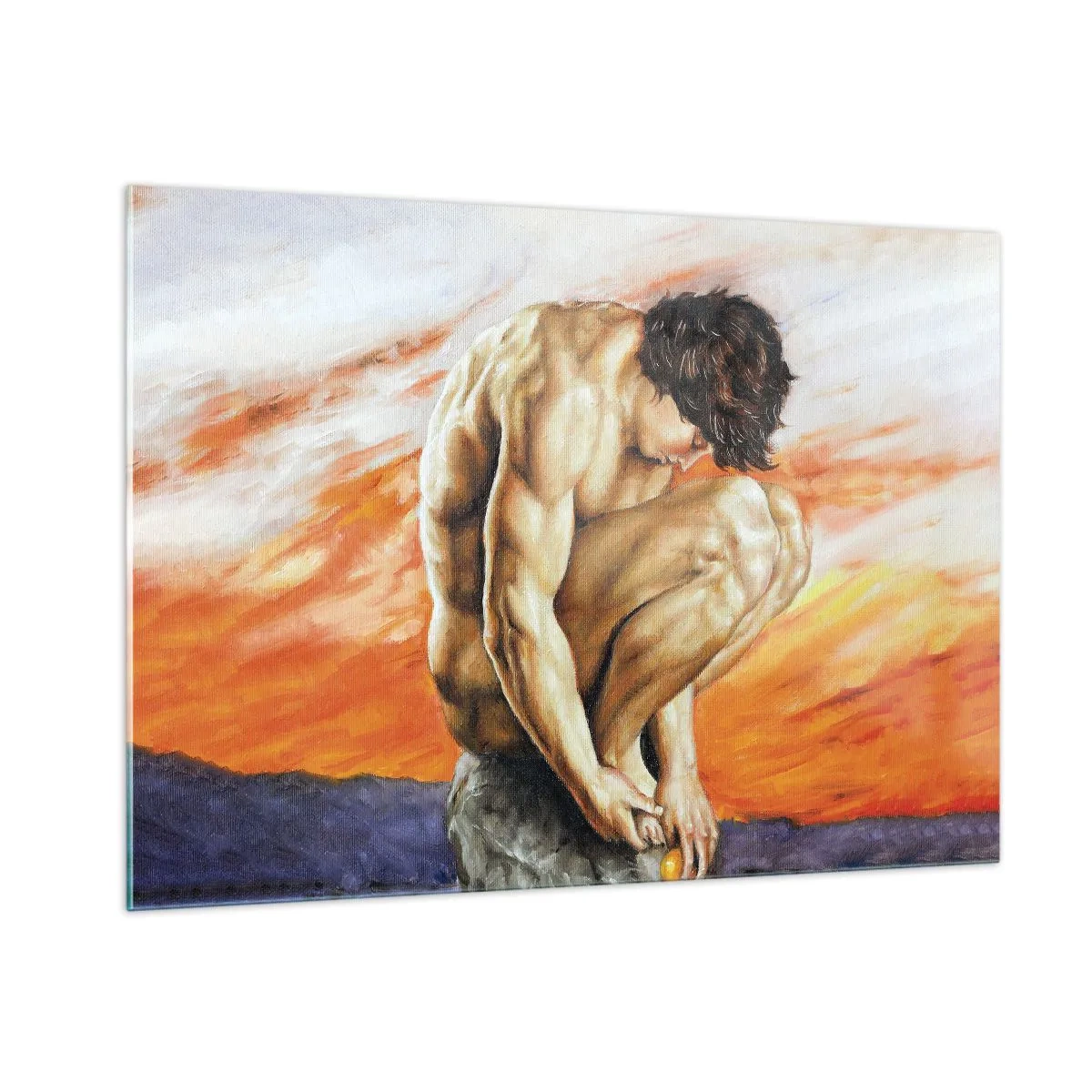 Quadro em vidro - Imerso em si mesmo - 100x70 cm