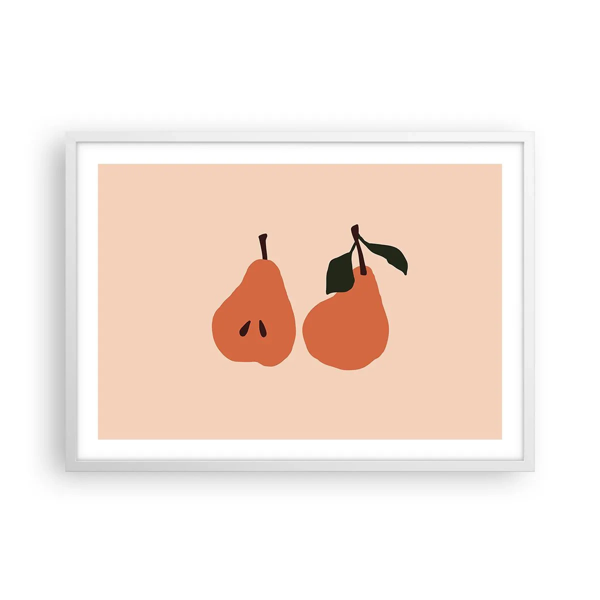 Pôster em moldura branca - A própria doçura - 70x50 cm