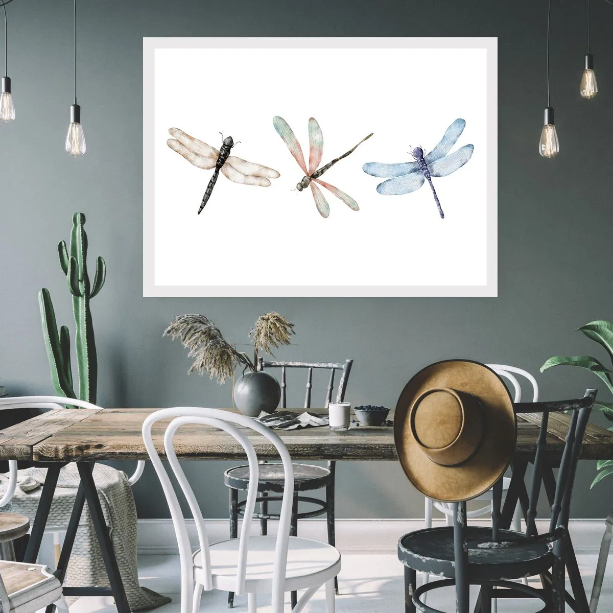 Pôster - Libélulas sem peso - 91x61 cm