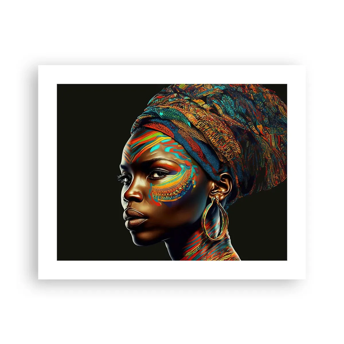 Pôster - Rainha africana - 50x40 cm