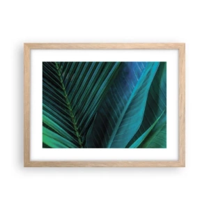 Pôster com moldura de carvalho claro - Anatomia da vegetação - 40x30 cm