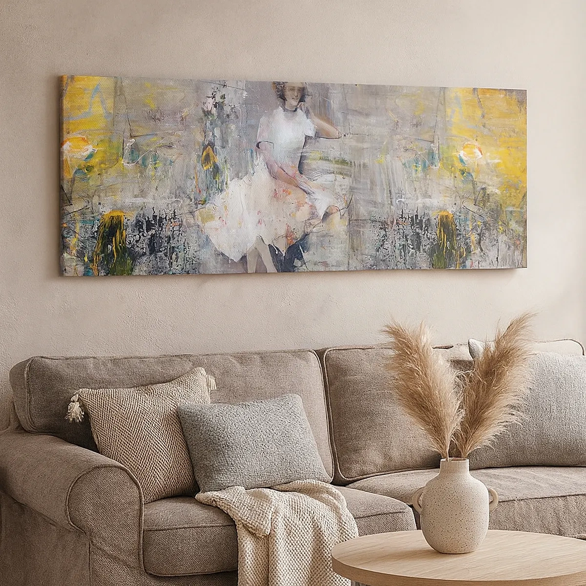 Quadro em tela - Clássica e moderna - 30x30 cm