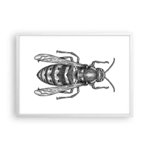 Pôster em moldura branca - De um planeta de insetos - 70x50 cm