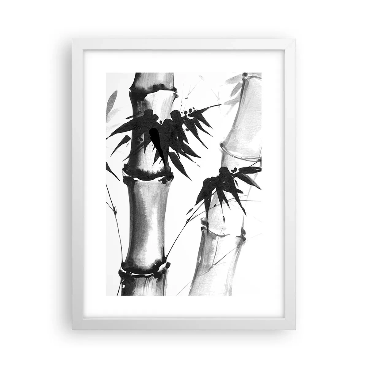 Pôster em moldura branca - Foco no Oriente - 30x40 cm