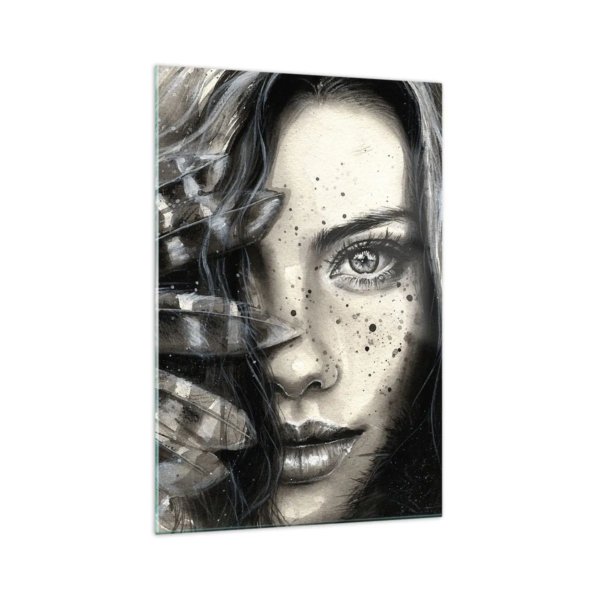 Quadro em vidro - Beleza selvagem - 70x100 cm