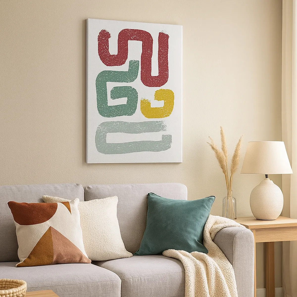 Quadro em tela - Em uma língua desconhecida - 50x70 cm