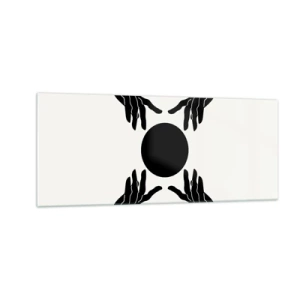 Quadro em vidro - Sinal secreto - 100x40 cm