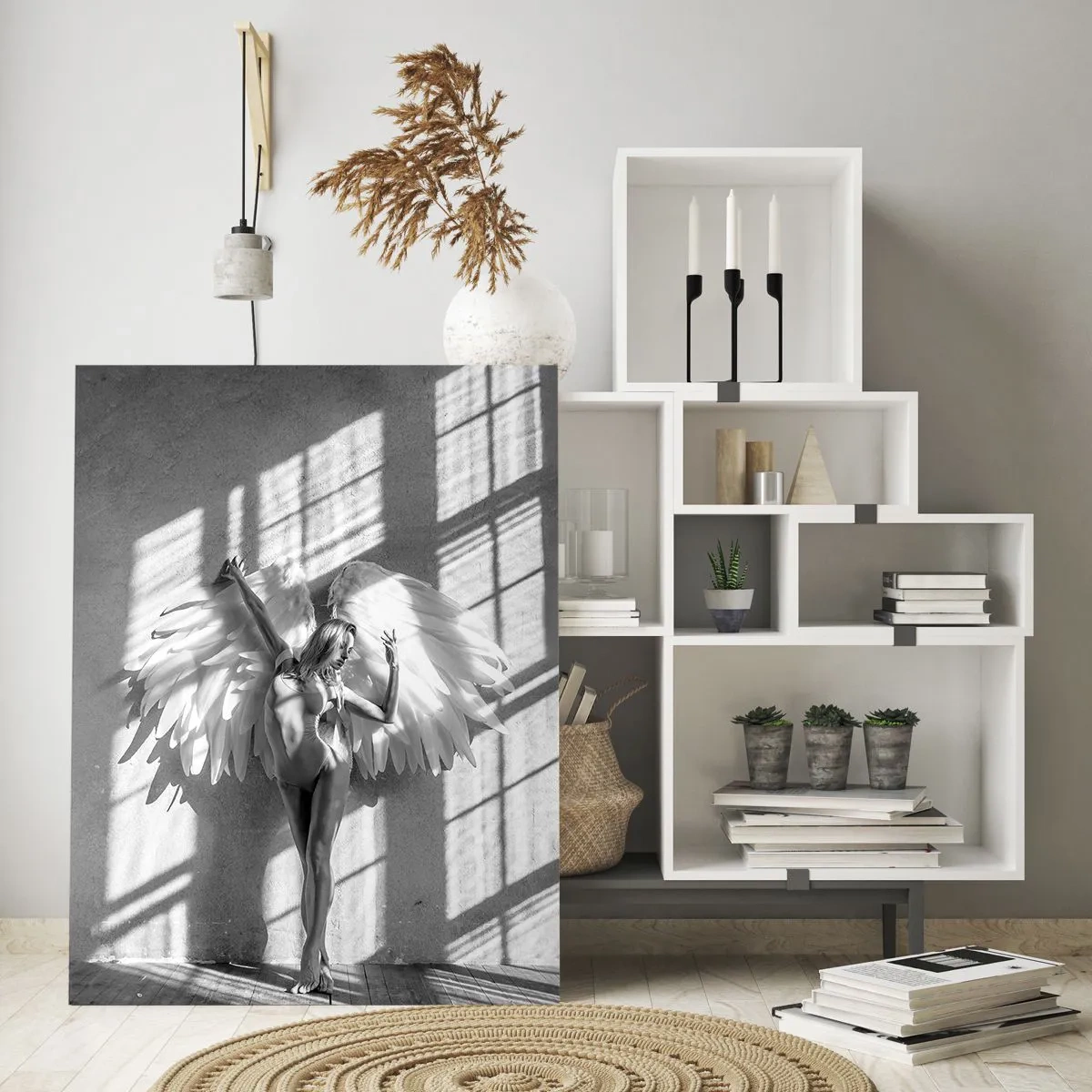 Quadro em vidro - Direto do céu - 80x120 cm