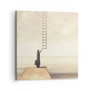 Quadro em tela - Uma viagem mágica - 70x70 cm