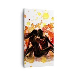 Quadro em tela - E fez-se a luz - 45x80 cm
