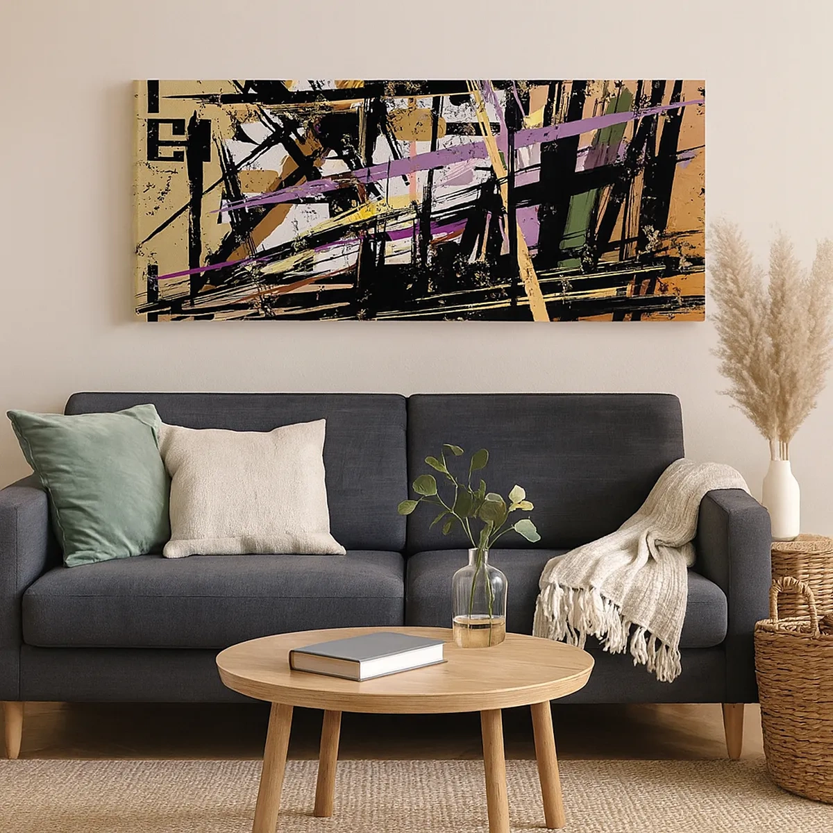 Quadro em tela - Corte afiado - 30x30 cm