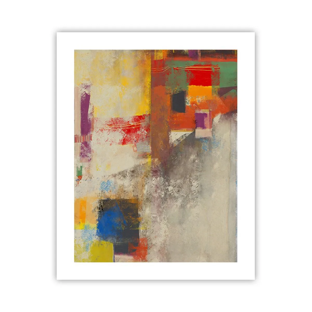 Pôster - Geometria das cores - 40x50 cm