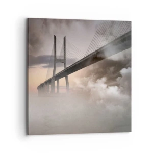 Quadro em tela - No rio que não existe - 70x70 cm