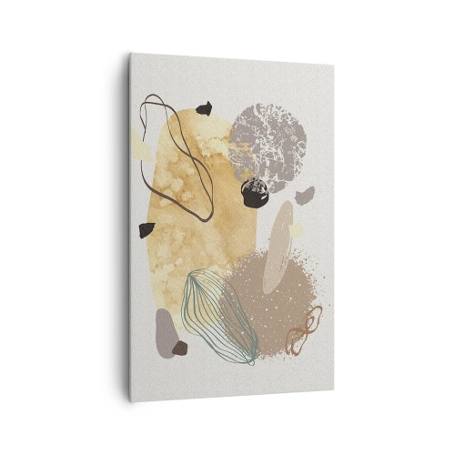 Quadro em tela - Plumcologia aplicada - 80x120 cm