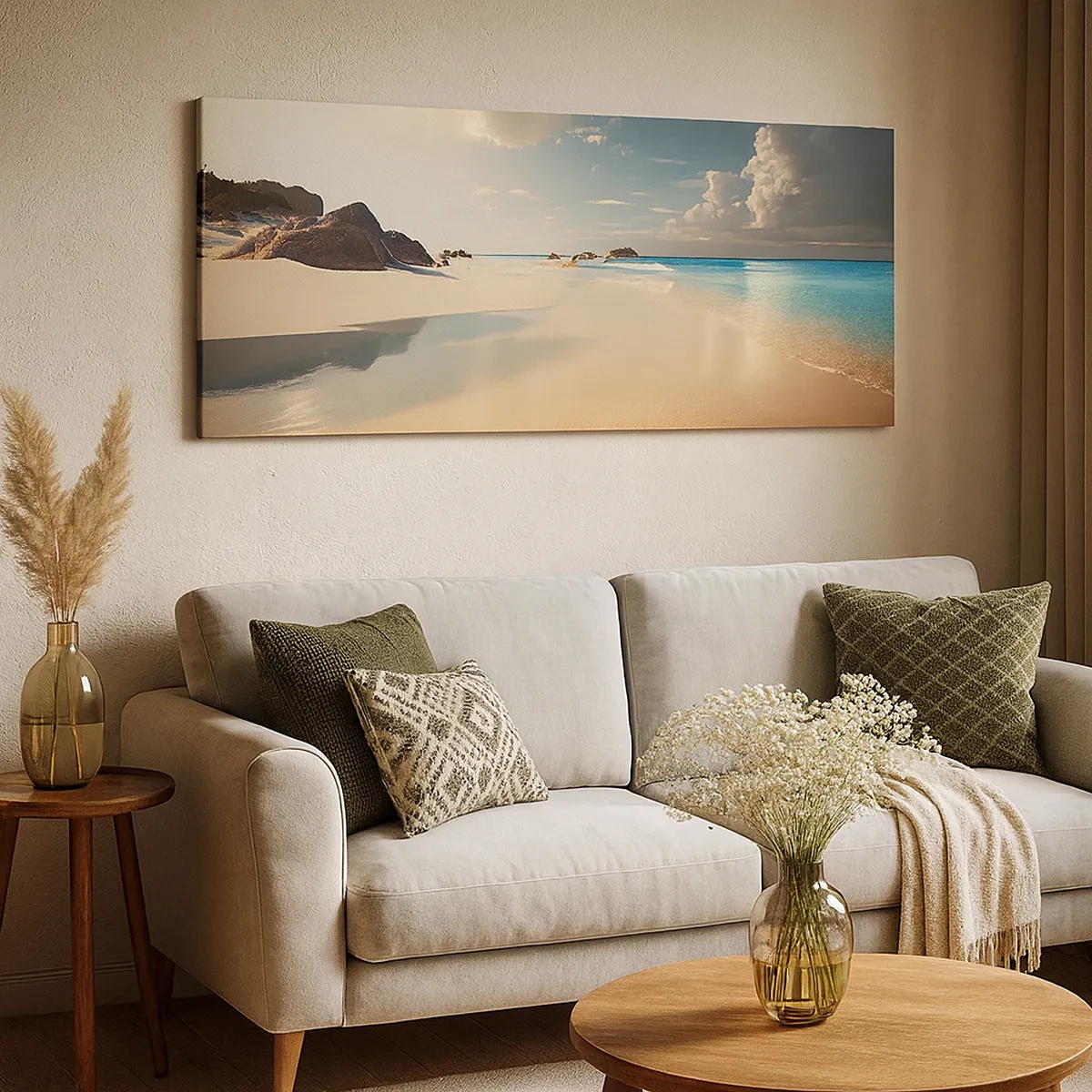 Quadro em tela - Um dia de sonho - 30x30 cm