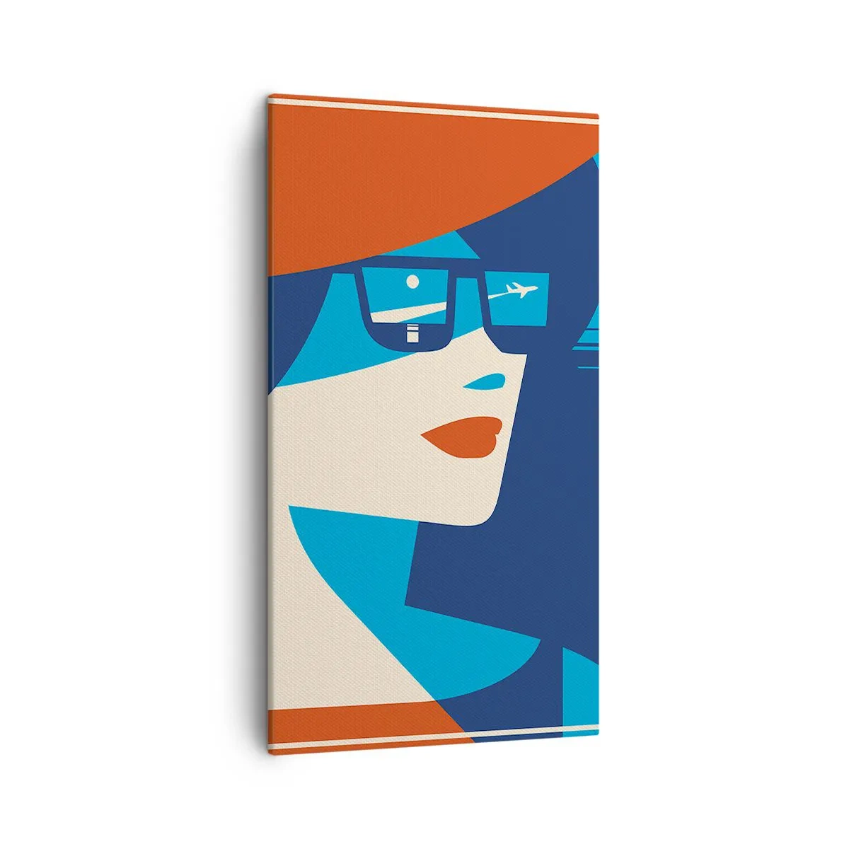 Quadro em tela - Viagem de férias - 45x80 cm