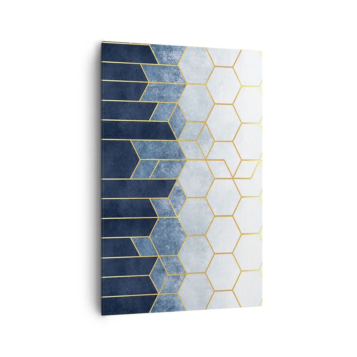 Quadro em tela - Composição em ritmo sincopado - 80x120 cm