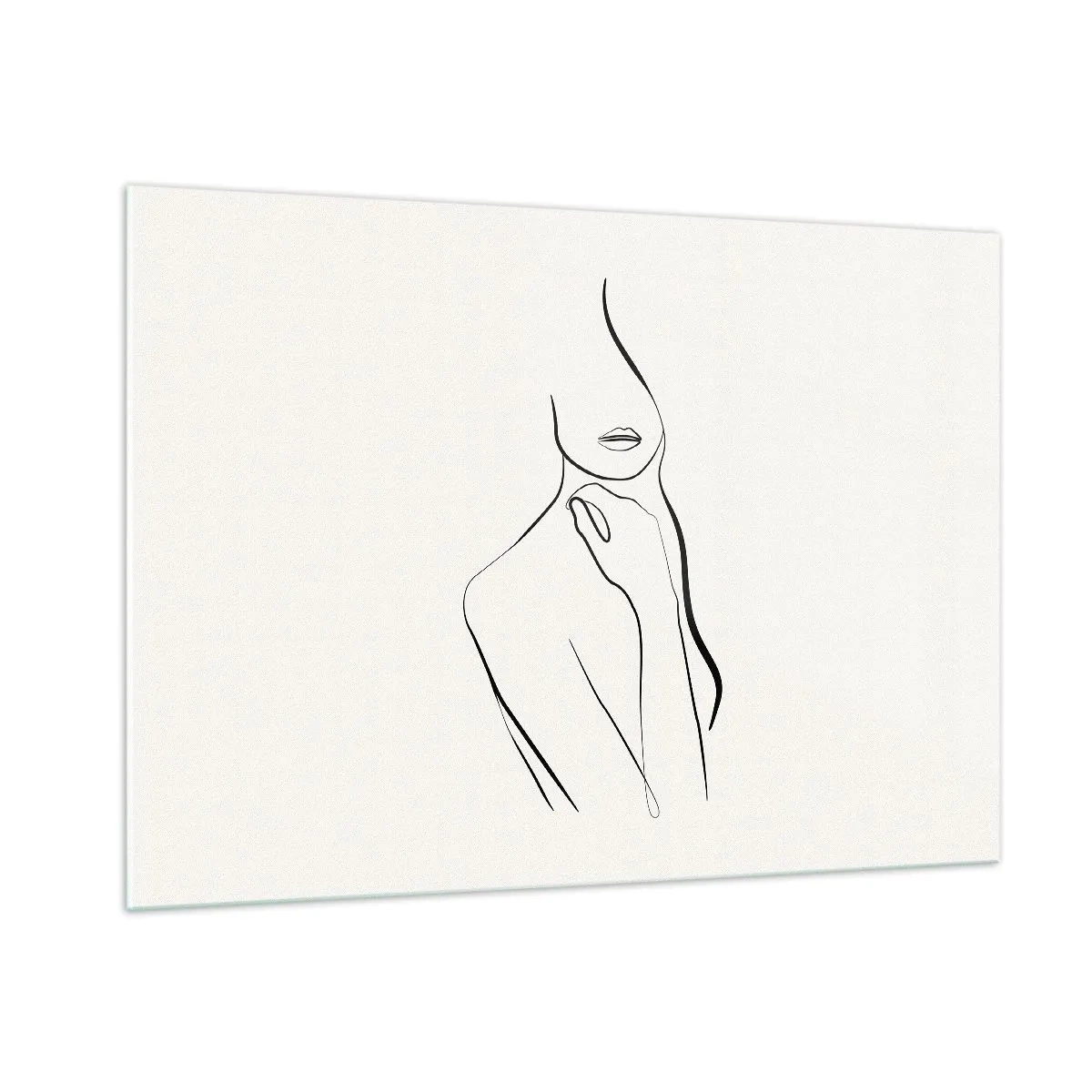 Quadro em vidro - Uma onda de melancolia - 100x70 cm