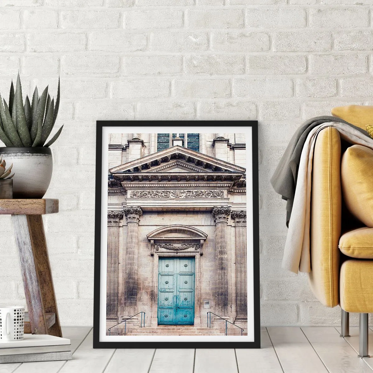 Pôster com moldura preta - A porta de entrada para o mundo do espírito - 40x50 cm