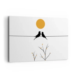 Quadro em tela - A noite dos rouxinóis - 120x80 cm