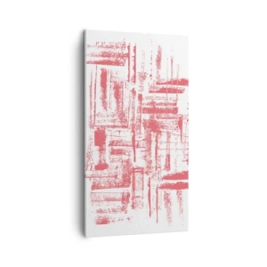Quadro em tela - Cidade Vermelha - 45x80 cm