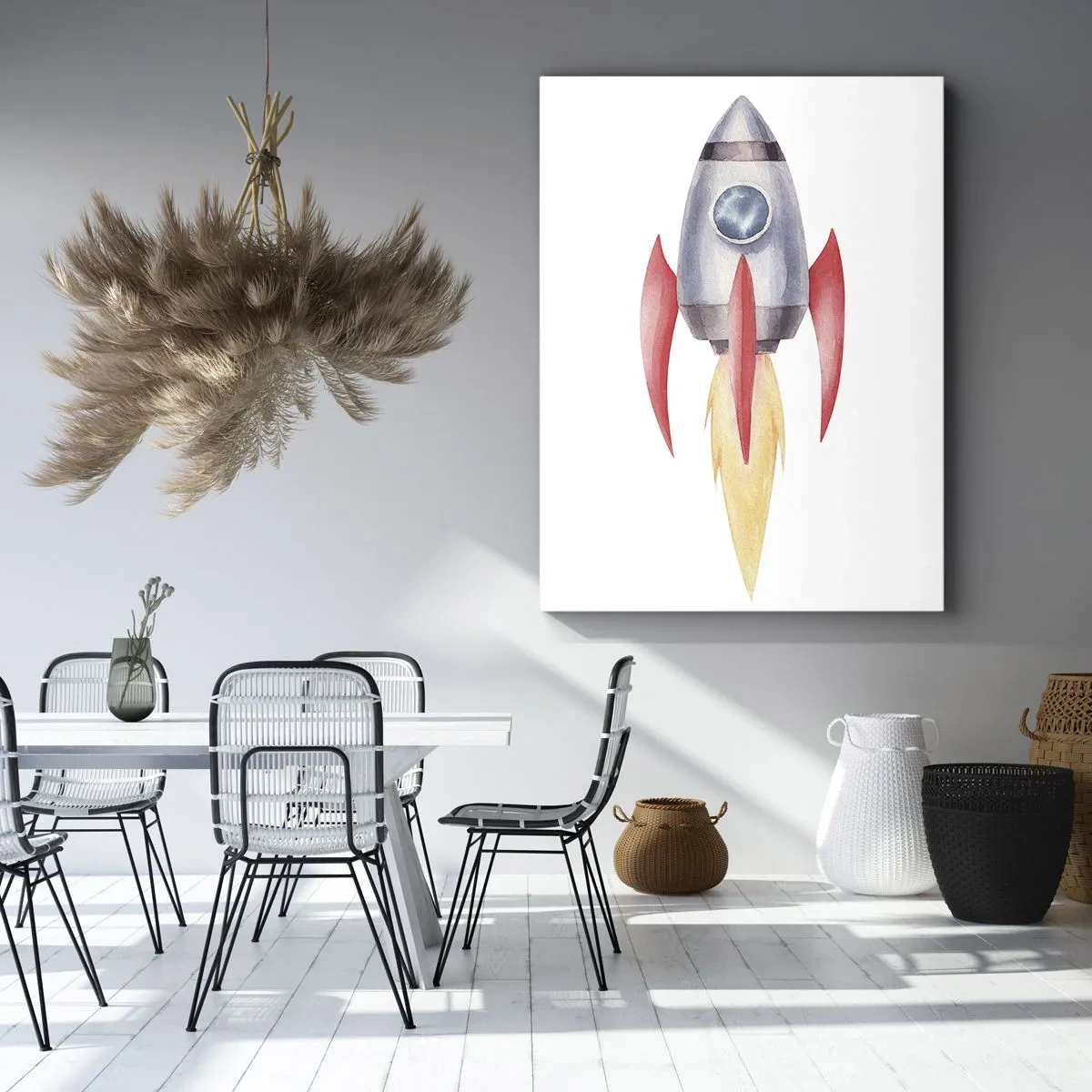 Quadro em tela - Mais alto, mais rápido e mais longe - 55x100 cm