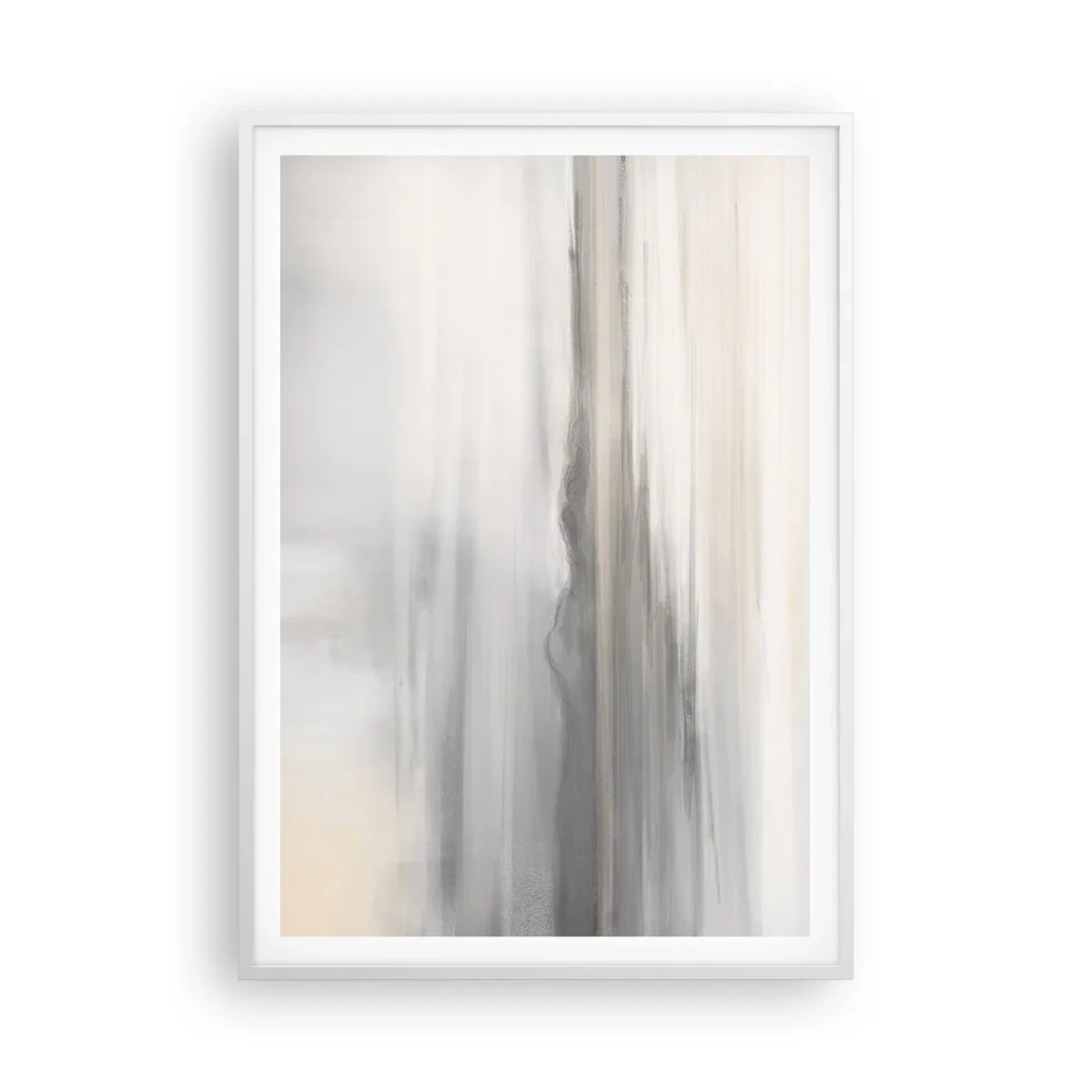 Pôster em moldura branca - Distância pensativa - 70x100 cm