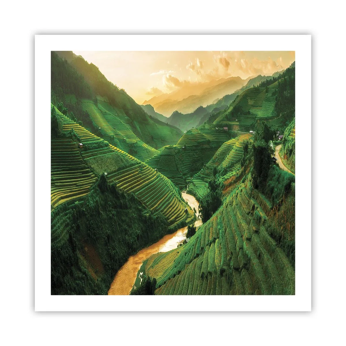 Pôster - Vale vietnamita - 60x60 cm