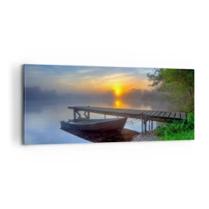 Quadro em tela - Como o comum se transforma em mágico - 100x40 cm