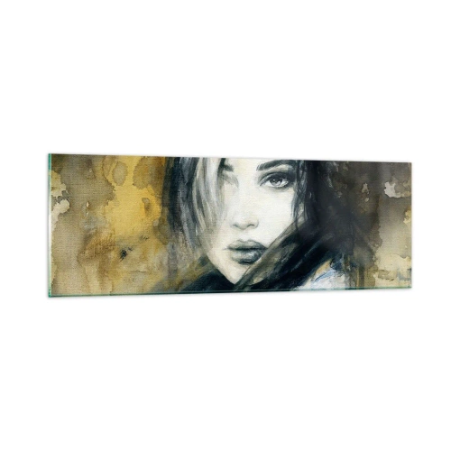 Quadro em vidro - Mais inocente ou sensual? - 90x30 cm
