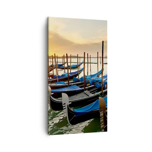 Quadro em tela - Antes que o burburinho chegue - 45x80 cm