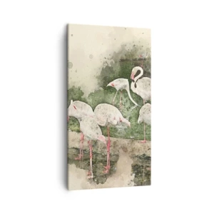 Quadro em tela - Sonho exótico - 45x80 cm