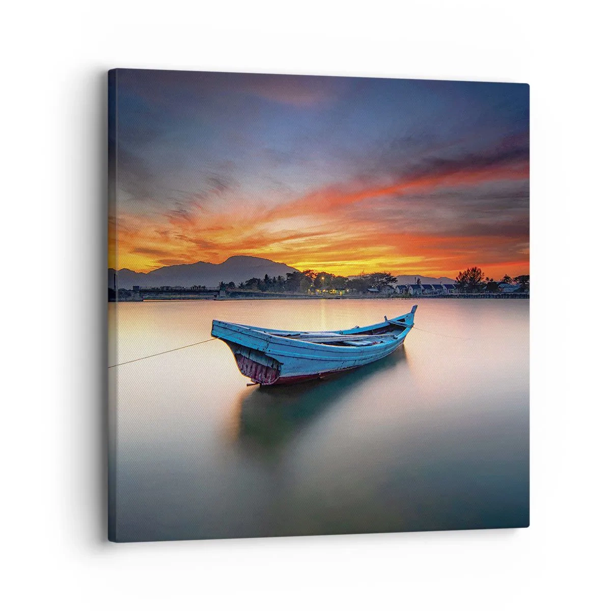 Quadro em tela - Uma boa noite se aproxima - 30x30 cm