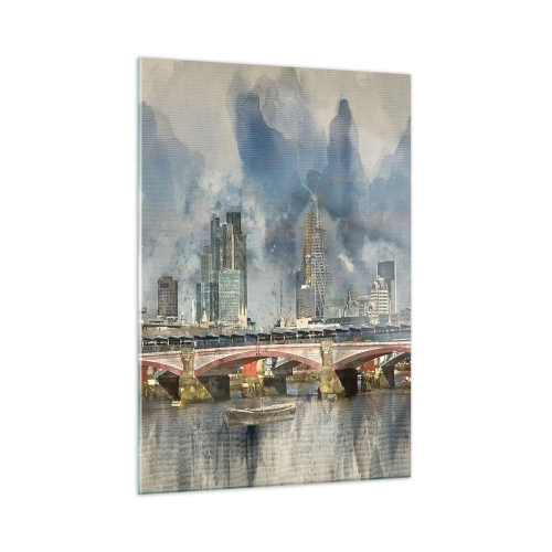 Quadro em vidro - Londres em toda a sua glória - 50x70 cm