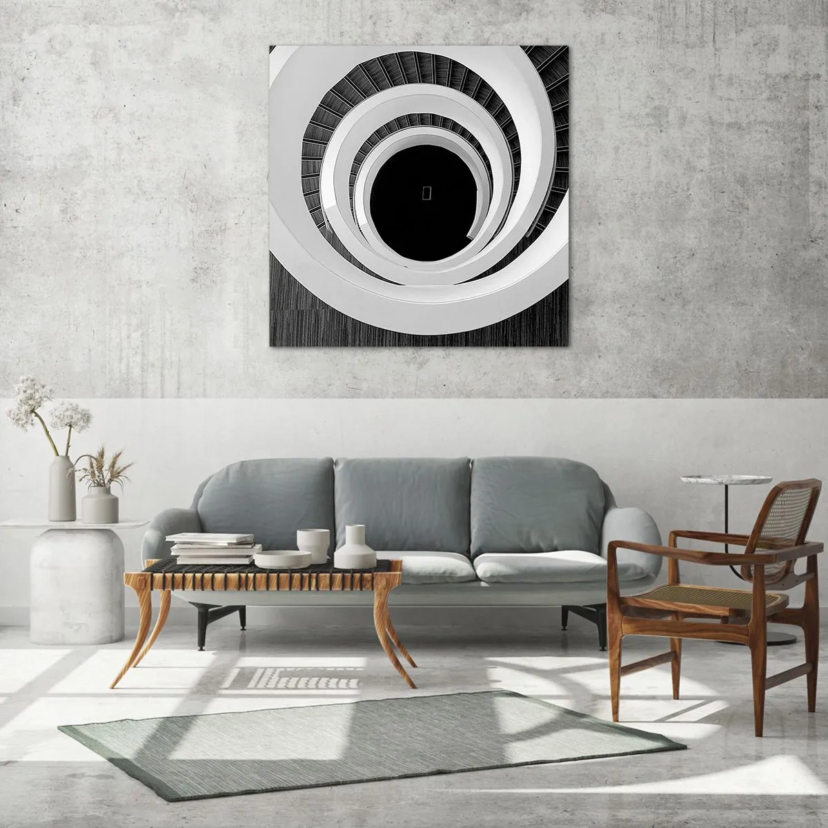 Quadro em vidro - Ao âmago - 60x60 cm