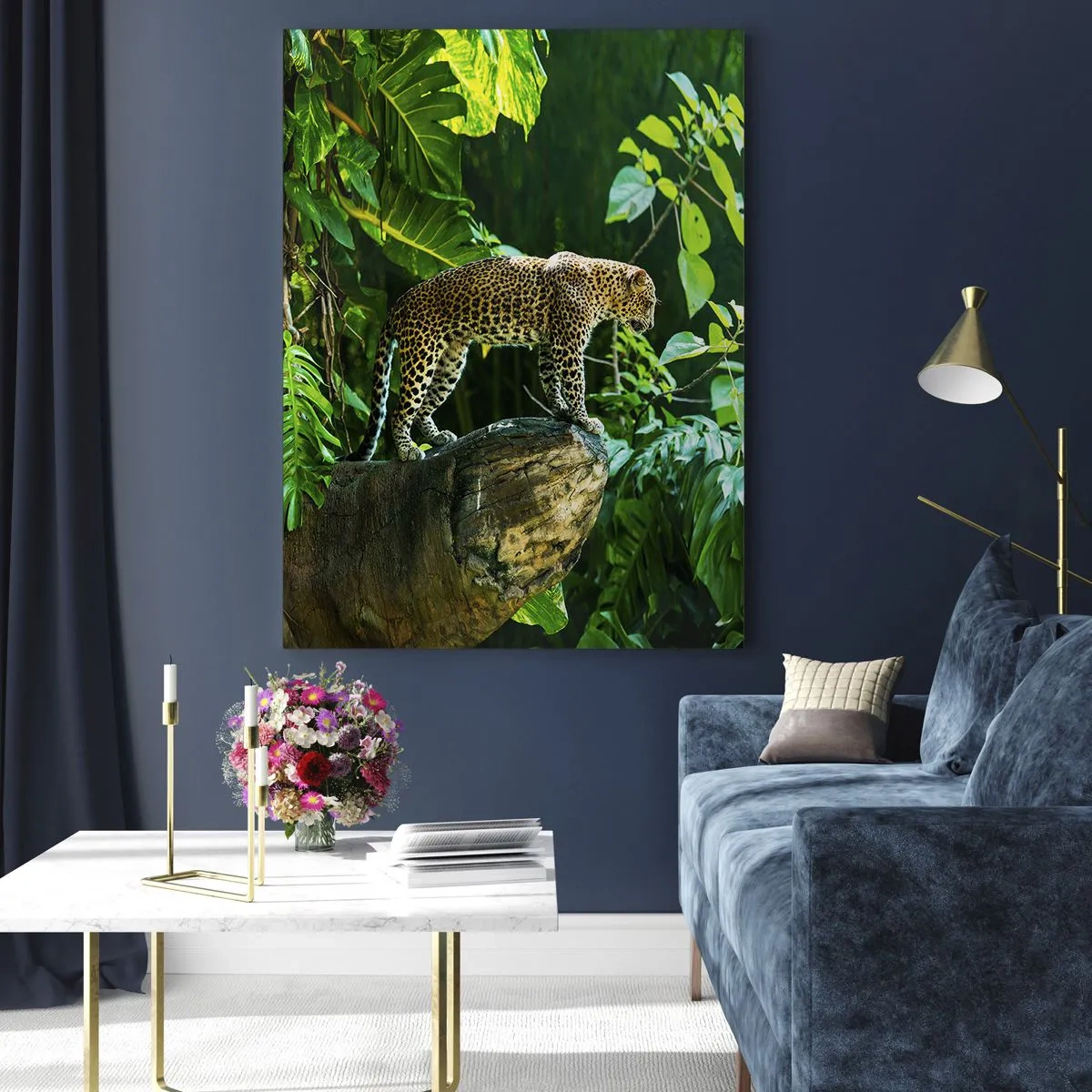 Quadro em vidro - Vamos caçar? - 50x70 cm