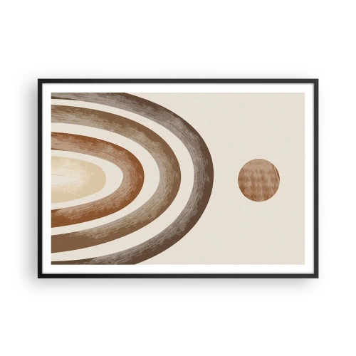 Pôster com moldura preta - Numa galáxia muito distante - 100x70 cm