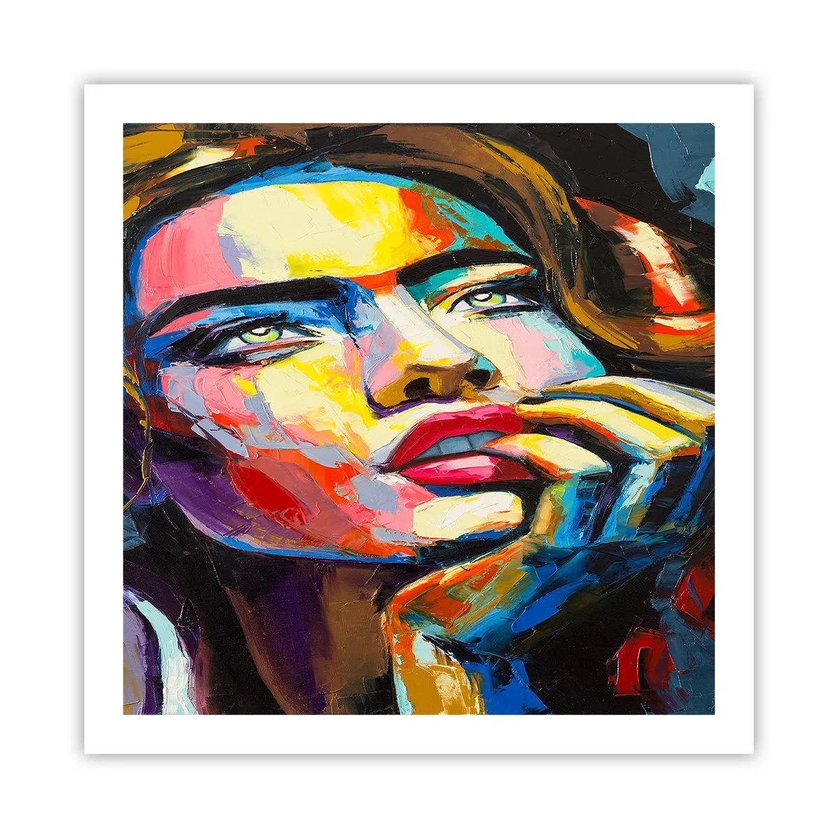 Pôster - Sonhos como pássaros voando no céu - 60x60 cm
