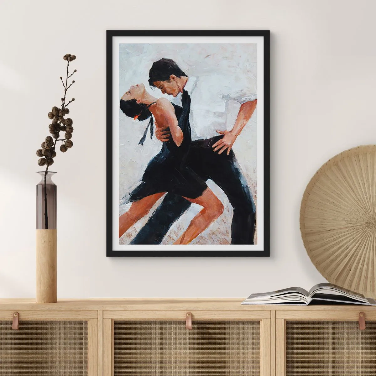 Pôster com moldura preta - O tango dos meus sonhos  - 40x50 cm