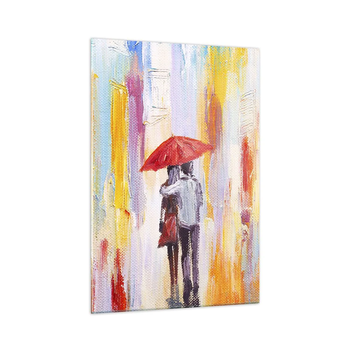 Quadro em vidro - Que continue a chover - 70x100 cm