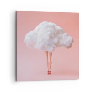 Quadro em tela - Doce promessa - 70x70 cm